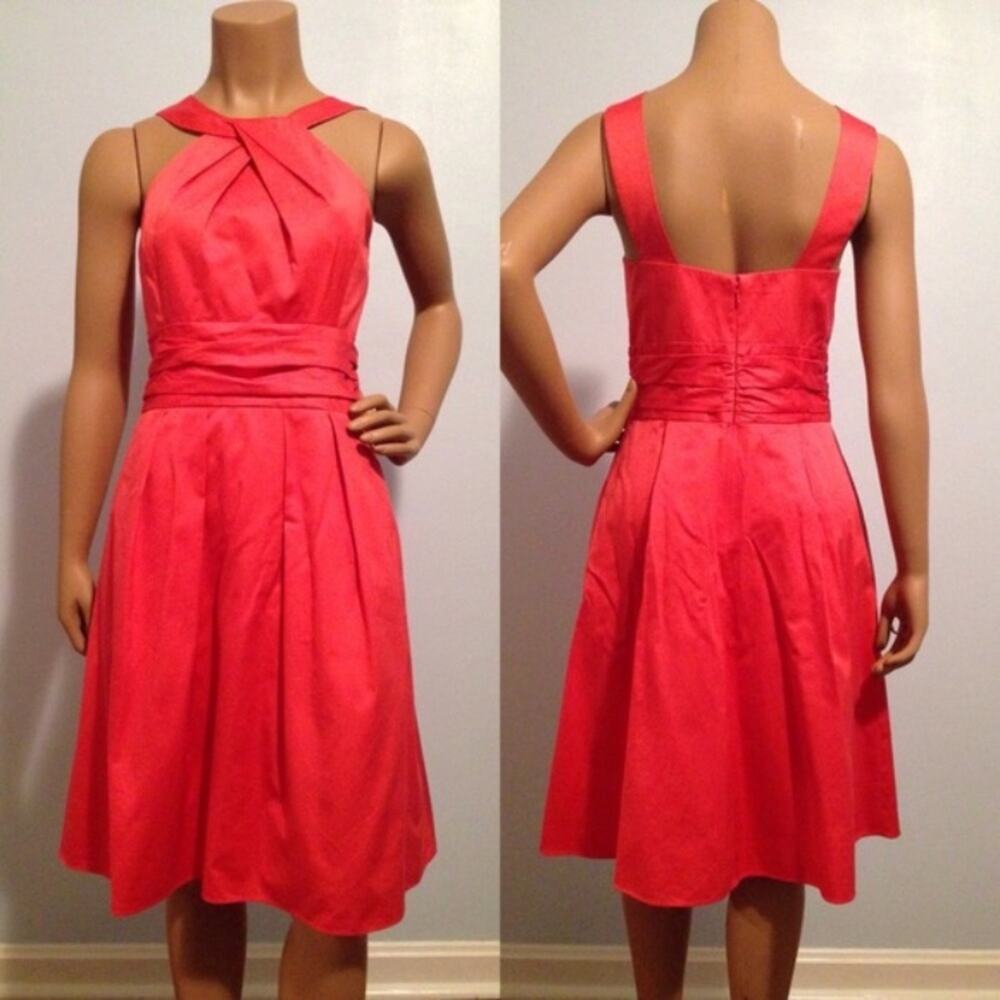 David’s Bridal Y neck dress